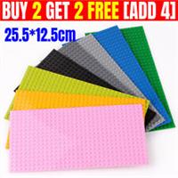 Baseplate Base Plates Building Blocks 16 x 32 Dots Compatible for LEGO Boards UK