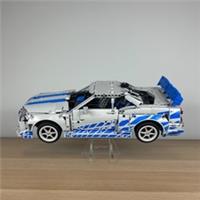 Premium Acrylic Display Stand for LEGO Nissan Skyline GT-R (R34) 42210 Custom
