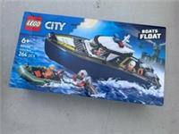 LEGO City 60456 Police Boat Chase Age 6+ 264pcs