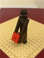 LEGO MINECRAFT ENDERMAN WITH DARK RED & RED TOP BLOCK FROM SET 21279 min226