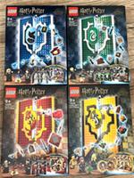 LEGO HARRY POTTER FULL SET OF BANNERS 76409 76410 76411 76412 NEW &SEALED