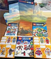 LEGO Nexo Knights Action Pack Books, Stickers, Characters, Scene Interior New