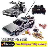 *NEW* MOC 10300 Back to the Future Time Machine Building Blocks ICONS 1872pcs