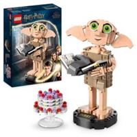 LEGO Harry Potter Dobby the House-Elf Building Toy Set, Movable Wizarding Wor...