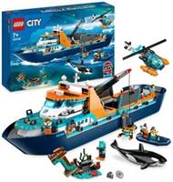 LEGO 60368 City Arctic Explorer Ship Big Floating Boat Toy Kids Complete Set