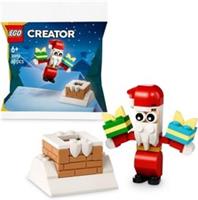 LEGO Creator Christmas Chimney Fun with Santa, 30692, Holiday Building Set,...
