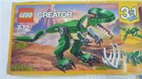 LEGO 31058 Creator Green Mighty Dinosaurs 3 in 1 - New Box tatty