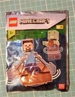 lego minecraft 662205 steve with drowned zombie foil new Polybag