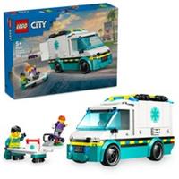 LEGO City Emergency Ambulance Toy Set with Minifigures 60451