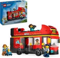LEGO City Red Double-Decker Sightseeing Bus Toy, Vehicle for 7 Plus Year...