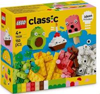 LEGO Classic Creative Food Friends Playset, Creative Role-Play Toy for Boys and