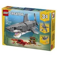 LEGO Creator 3-in-1 Fierce Shark with a Treasure Chest 31381 Set