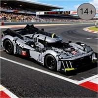 MOC 42156 PEUGEOT 9X8 24H Le Mans Hybrid Hypercar Building Blocks Technic 1775pc