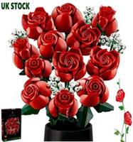 Icons Bouquet of Roses (10328) Sealed Box,Eternal Flower DIY Ornament-Toys Gifts