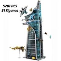 76269 MOC Avengers Tower Building Blocks with 31 Figures Marvel 5201pcs New UK