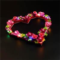 Light Kit for Lego Heart Ornament, Lighting Set for Lego 40638 Heart Ornament