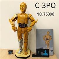 Star Wars C-3PO Robot (75398) 1138PCS Building Blocks Assembly Bricks
