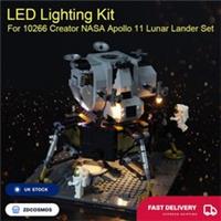 LED Light Kit Creator NASA Apollo 11 Lunar Lander Building Blocks For Lego 10266