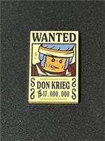LEGO ONE PIECE WANTED POSTER DON KRIEG (BRAND NEW)