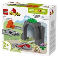 LEGO DUPLO Town Train Tunnel Tracks Expansion Set for Toddlers 10425