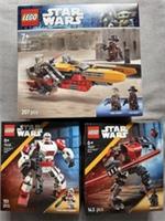 Lego Star Wars Darth Maul (75411)/Clone Shock Trooper (75448)/Speeder(75437)NEW!