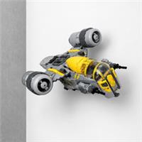 Wall Mount Compatible with LEGO Star Wars Razor Crest 75447 Display Bracket