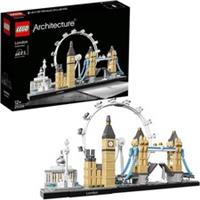 LEGO Architecture Skyline Model Building Set, Model Kit Featuring London Eye, Bi