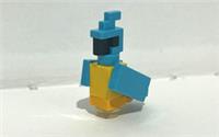 LEGO MINECRAFT PARROT MEDIUM AZURE FROM SET 21596 (mineparrot03)