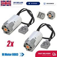 2x Block Toy DIY Technic Power Functions M Motor For LEGO 8883 Electric Train