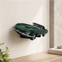 Angled Wall Mount Compatible with LEGO Jaguar E-Type 11381 Icons Display