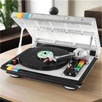 New Technical 1970 retro record Bricks player puzzle building blocks-Set Gift uk