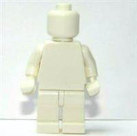 LEGO Plain Minifigure Figure White Head Body Legs Snowman Xmas