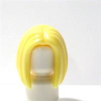 Lego Hair Wig For Female Girl Minifigure Long Straight Yellow Blonde