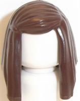 Lego Hair Wig For Female Girl Minifigure Long Straight Dark Brown