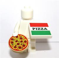 LEGO Pizza & Pizza Box Tile Minifigure Not Included