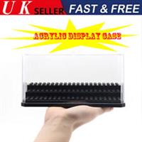 Storage W/ 3 Movable Steps Acrylic Display Case for Brick Figures Minifigure Box