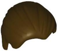 Lego Hair Wig For Boy Man Minifigure Dark Brown Combed Back