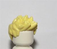 Lego Hair Wig For Boy Man Minifigure Yellow Blonde Spiky Spiked