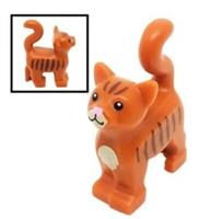 Lego Ginger Tabby Cat Kitten Pet White Minifigure Not Incl Santa Mrs Claus Xmas