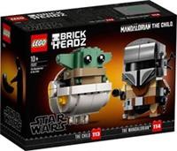 Lego 75317 BRICKHEADZ: The Mandalorian & The Child - New - Retired Dec 2023