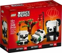 Lego 40466 BRICKHEADZ: Chinese New Year Pandas - New & Sealed - Retired Dec 2022