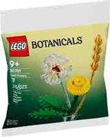 LEGO 30701 Botanicals Field Flowers Building Set In Bag 77Pcs New Gift Age 9+