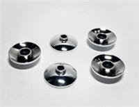 Lego Chrome Silver Plated 4740 Radar Dish 2x2 Inverted x4 New!!