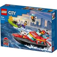 LEGO City Fire Rescue Boat 144 Piece Construction Set 60373 Ages 5+ NEW for 2023