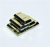 Lego Chrome Gold Plated Utensil Ingot Bar x5 99563 New!!