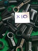 Lego 10 x Technic Axle & Pin Angle Connector Black #1 / Type No 1