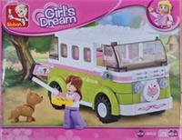 NOTLEGO - Sluban GIRLS DREAM B0523  158pcs 6+ Kids SET van caravan
