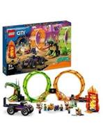 LEGO 60339 City Stuntz Double Loop Arena Set Truck Bikes Minifigs 7+