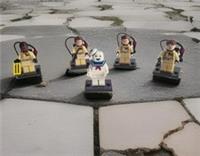 LEGO Inspired Ghostbusters Minifigures Set of 5, 4xHeroes, Stay Puft Marshmallow