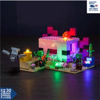 LED Light Kit for Lego 21247 Minecraft The Axolotl House Lighting Set